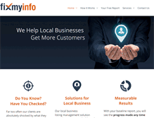 Tablet Screenshot of fixmyinfo.com
